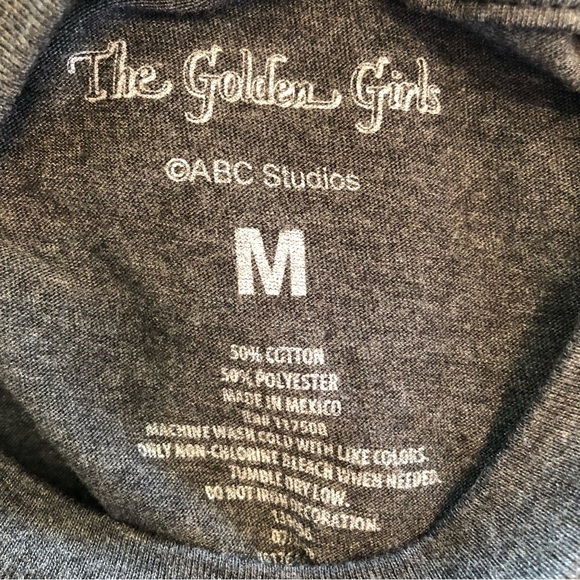 🌈 6/$60, The Golden Girls Graphic Tee, Grey, Medium - Picture 4 of 4